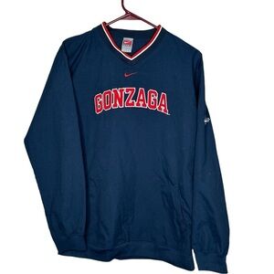 Nike Gonzaga Bulldogs Youth Windshirt Pullover Jacket Size Large Youth 16/18